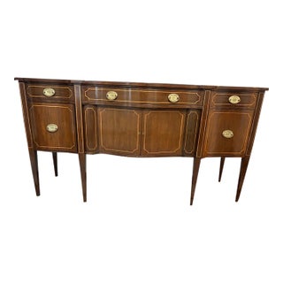 1980s George Hepplewhite Inspired Sideboard For Sale