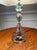 1950s Mid 20th Century Stacked Crystals Leaded Glass Nightstand/Boudoir/Desk Lamp For Sale - Image 5 of 12