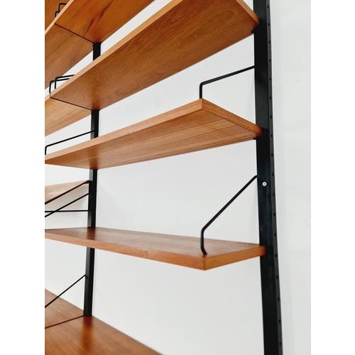 Large Mid-Century Modern Danish Teak Wall Unit by Poul Cadovius for Cado, Denmark, 1960s For Sale - Image 18 of 18