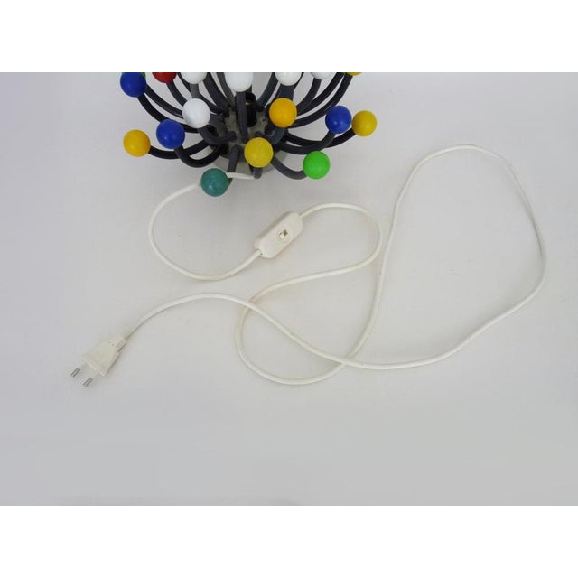 Vintage Pistillino Wall Lamp in Silver Plastic by Studio Tetrarch for Valenti, Italy, 1970s For Sale - Image 9 of 11