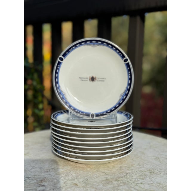 Art Deco Vintage Orient Express Dessert Plate For Sale - Image 3 of 9