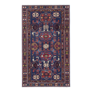Antique Caucasian Wool Rug - 3`8" X 6`4"