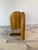 Brass Mid-Century Modern Rounded White Oak & Brass Bookends - A Pair For Sale - Image 8 of 9