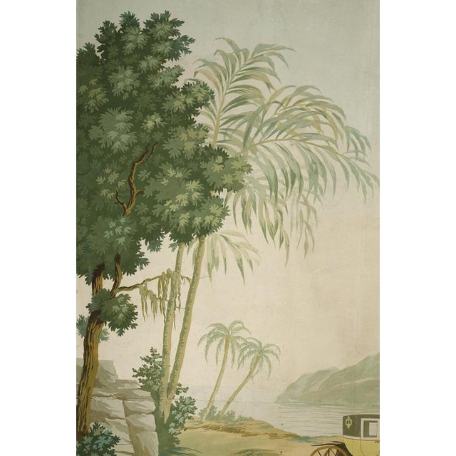 Panoramic Wallpaper Panel with Exotic Scene in the style of Zuber, 1810 For Sale - Image 14 of 15
