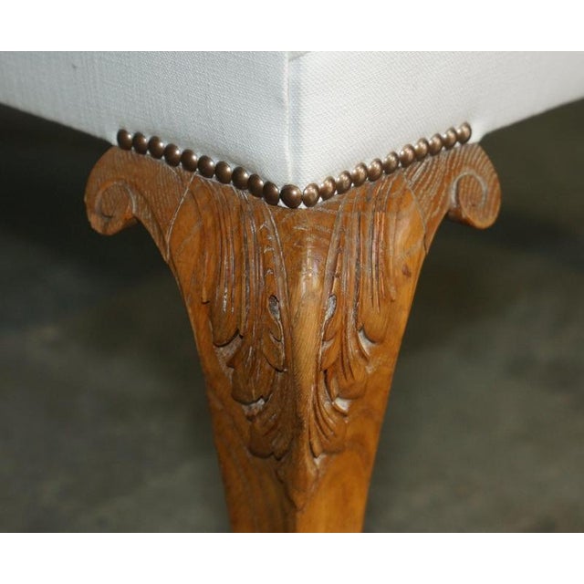Antique Walnut Ball and Claw Porters Armchairs from Howard & Sons, 1880, Set of 2 For Sale - Image 10 of 18
