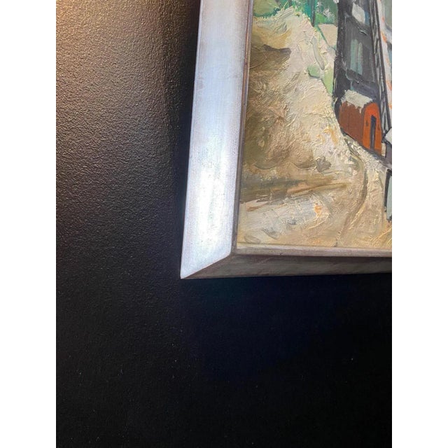 William Goliasch, Excavator, Oil on Canvas For Sale - Image 6 of 8