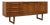 Mid Century Modern Teak Sled Leg Credenza | Scandinavian Sideboard | Danish Modern Buffet Cabinet, Made in England, C. 1960’s For Sale