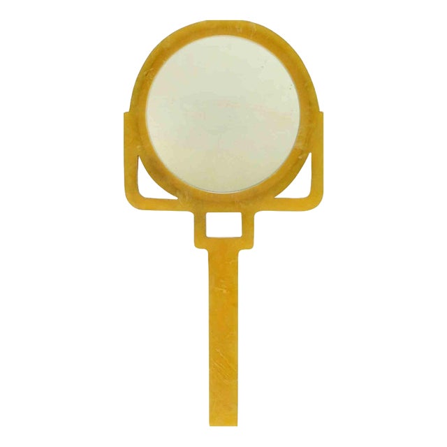 Vintage Bakelite Portable Mirror, Italy, 1940s For Sale