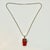 1970s Vintage Boho Chic Italian Art Nouveau Amber & Sterling Pendant Necklace, 22.5” For Sale - Image 4 of 15