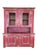 French Two-Part Kitchen Buffet in Red Paint, 1980s For Sale - Image 9 of 9