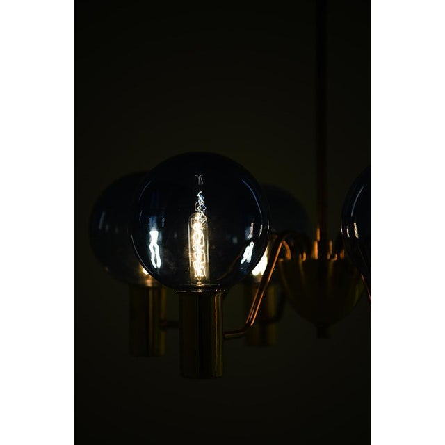 Blue Ceiling Lamp with Blue Glass Globe from Hans-Agne Jakobsson, 1960s For Sale - Image 8 of 12