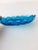 Vintage Turquoise Blue Indiana Glass Oval Divided Dish For Sale In Raleigh - Image 6 of 10