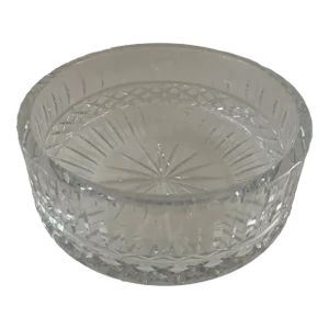 Vintage 1990s Waterford Lismore Crystal Tabered Bowl