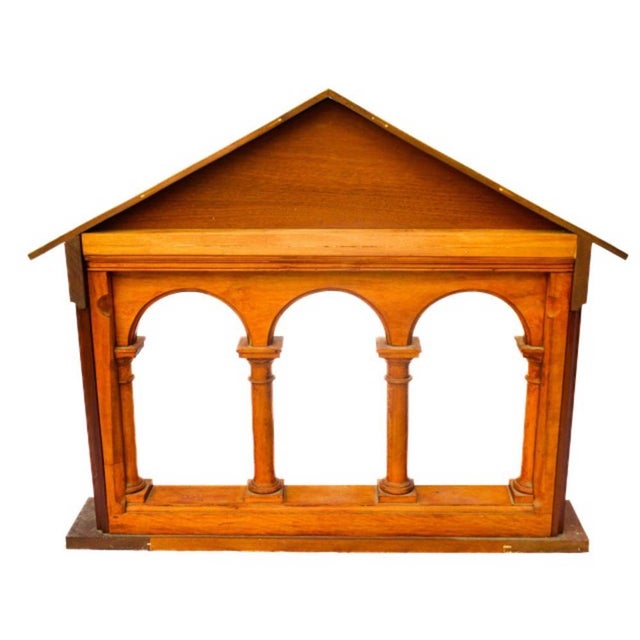 Neoclassical Antique Large Wooden Classical Architectural Pediments—A Pair For Sale - Image 3 of 8