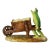 Jerome Massier Majolica Frog With Wheelbarrow For Sale