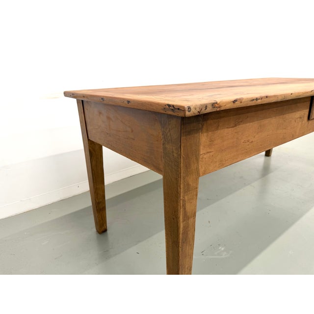 Walnut Table with Spindle Legs, 1920s For Sale - Image 9 of 18