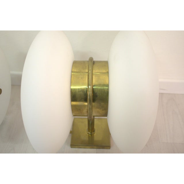 Vintage Glass Wall Lights, 1960s, Set of 2, in Flawless conditions. Designed 1960 to 1969 European Plug (up to 250V).The...