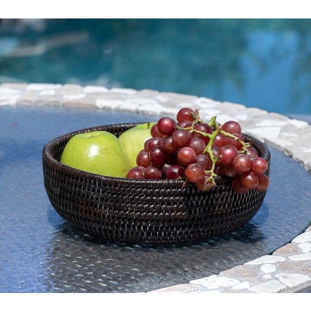 This hand woven rattan bowl is a great solution to organize your house and instantly upgrade the look of any room in the...