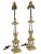 Green 19th Century French Empire Style bronze mounted Porcelain Table Lamps - A Pair For Sale - Image 8 of 12
