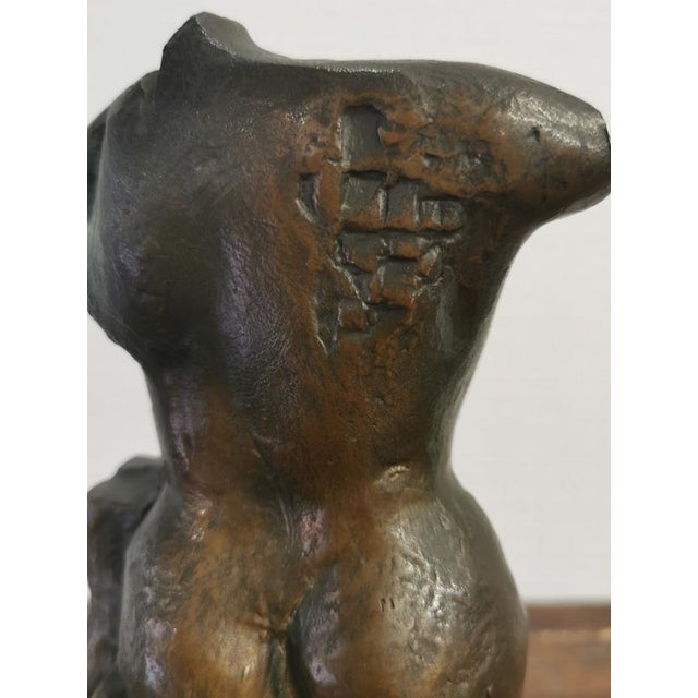 Envelope Sculpture in Bronze by Edmondo Cirillo, 1980s For Sale - Image 11 of 14