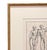 Elegant antique neoclassical engraving depicting two classical male figures in a sculptural grouping, rendered with...