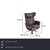 The 8115 recliner from the exclusive Joop! Living collection is a stylish piece of furniture that combines modern...