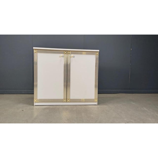 Hollywood Regency Style Cabinet, 1980s For Sale - Image 12 of 16