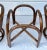 Mid-Century Bent Bamboo Set of Swivel Chairs and Table Base - 3 Pieces For Sale In Los Angeles - Image 6 of 11