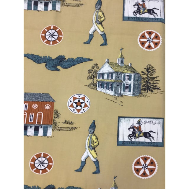 Figurative 1950s Figurative Printed Cotton Twill Pillow Fabric For Sale - Image 3 of 13