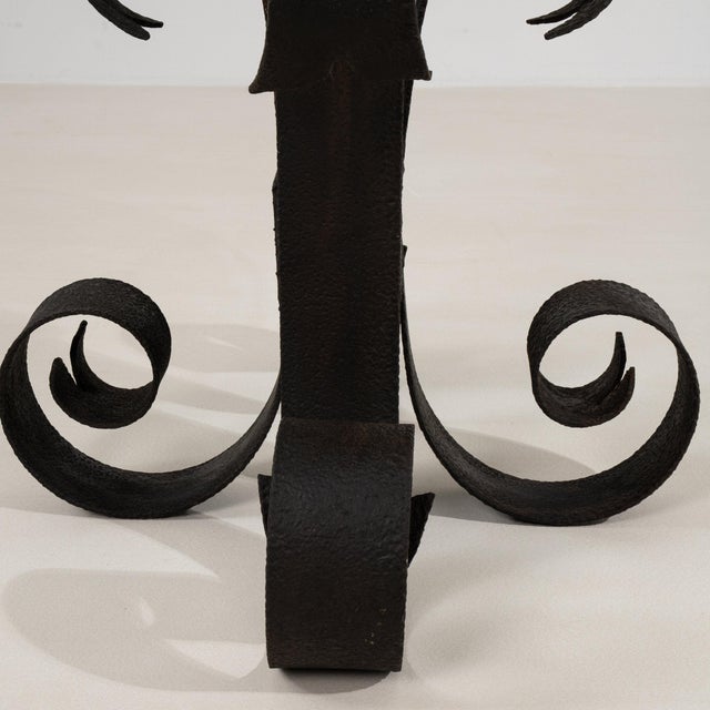 Mid 20th Century France Black Iron Coffee Table For Sale - Image 11 of 11