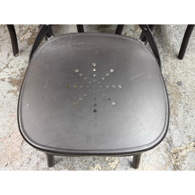 Metal Restoration Hardware Metal Madeleine Side Chairs, Set of Six For Sale - Image 7 of 12
