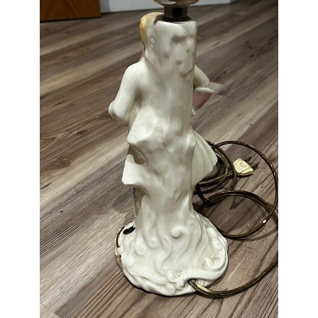 Vintage Colonial Figurine Lamp For Sale - Image 16 of 18
