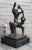 Condition: This sculpture is in perfect condition Bronze Dimensions with Marble Base: Height 12" X Width 7" Marble...