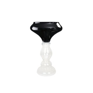 Zeus Vase in Black Glass from VGnewtrend For Sale