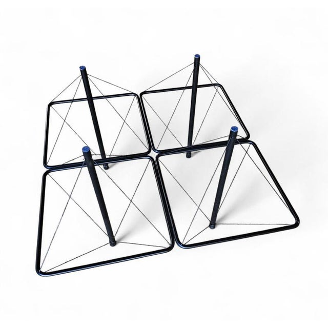 Wire Coffee Table, 1980s For Sale - Image 9 of 14