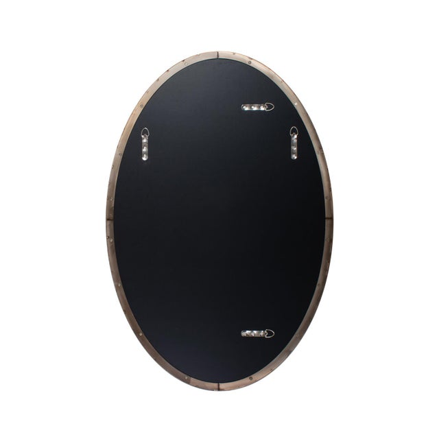 2020s Steele Oval Mirror For Sale - Image 5 of 11