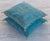 Contemporary Contemporary Turquoise Silk Sabra Pillow Covers- a Pair For Sale - Image 3 of 11