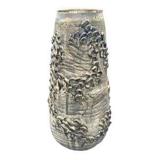 Vintage Pottery Vase Vessel Art For Sale