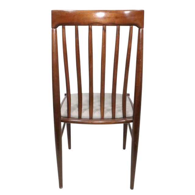 Set of Six Mid Century Danish Modern Dining Chairs by H. W. Klein for Bramin Mobler For Sale - Image 10 of 17