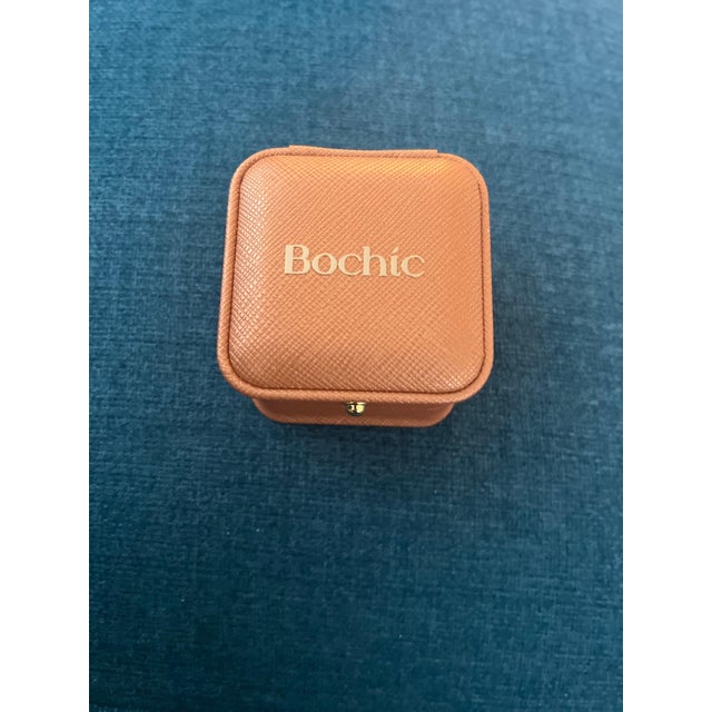 Bochic "Orient" Sapphire, Tanzanite & Emerald Earrings Set 18K Gold&Silver For Sale - Image 10 of 18