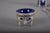 Antique Silver-Mounted Cobalt Blue Glass Condiment Set, 1900, Set of 7 For Sale - Image 15 of 18