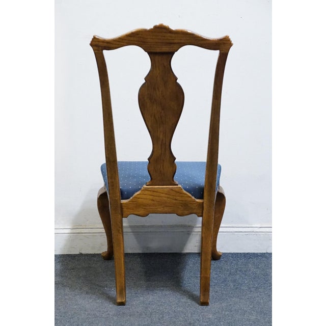 Drexel Heritage Solid Walnut Early American Traditional Dining Side Chair 186-811 For Sale In Kansas City - Image 6 of 11