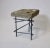 Metal 1960s Studio Made Found Object Cement Table With Sculptural Steel Base For Sale - Image 7 of 10