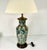 Mid 20th Century Chinoiserie Boho Chic Hollywood Regency Ceramic Flora Botanical Table Lamp, Textile Shade For Sale - Image 14 of 18