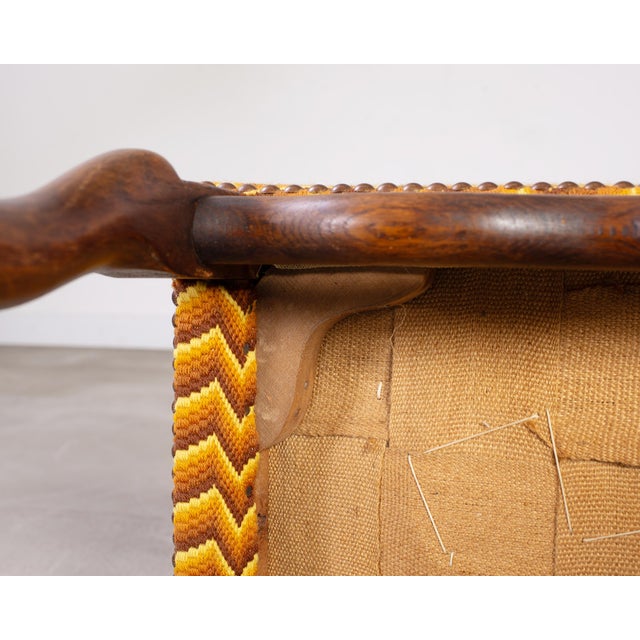 Louis XIII Style Os De Mouton Oak Stool Bench For Sale - Image 16 of 16