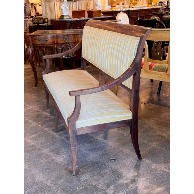 Early 19th Century Empire Settee For Sale - Image 11 of 15