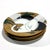 Elevate your tablescape or wall display with this exquisite, rare set of four vintage salad/dessert plates from renowned...