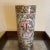 Ceramic Vintage Pink and Gold Multicolor Chinoiserie Porcelain Umbrella Stand For Sale - Image 7 of 12