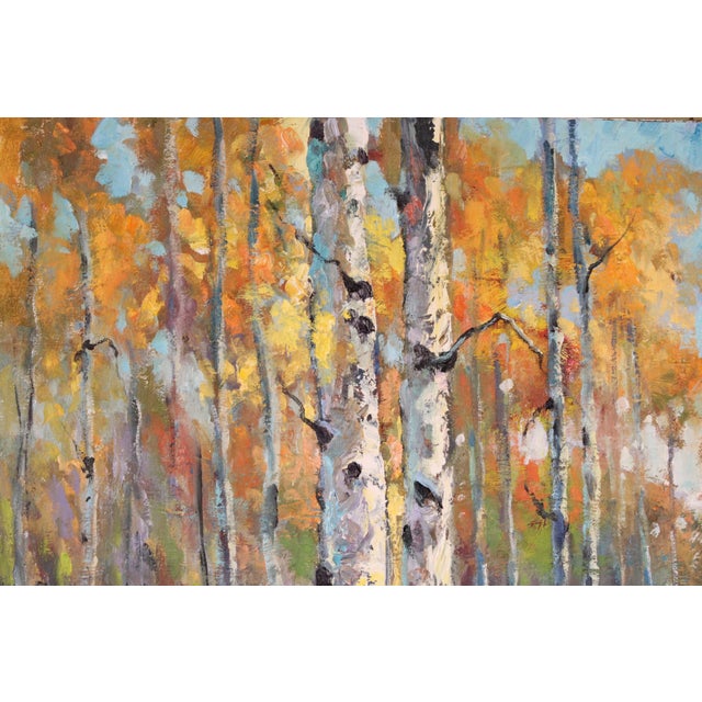 Early 21st Century Impressionist Landscape Painting by Ebrahim Amin (Born 1950) For Sale - Image 5 of 11
