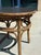 1970s Vintage French Country McGuire Round Bamboo Rattan End Table Side Table For Sale - Image 5 of 8